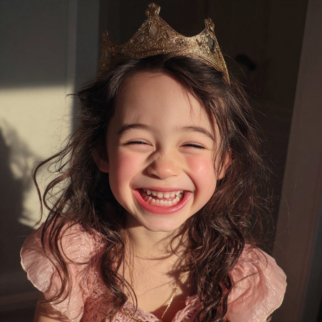 A laughing little girl